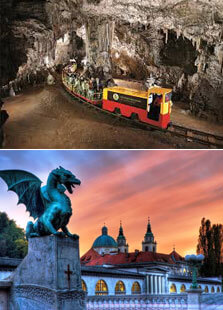 Ljubljana City Tour / Postojna Cave Tour